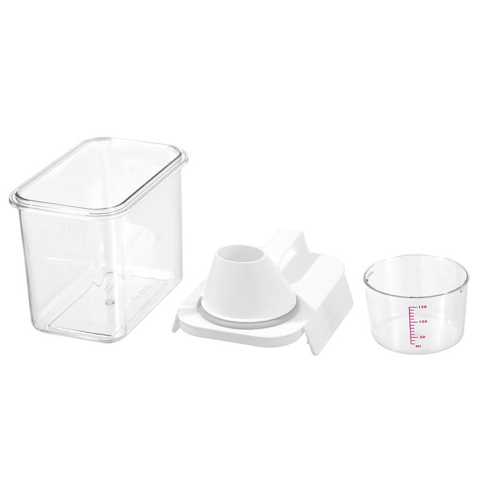Lemon & Lime CRYSTAL KEEP FRESH DISPENSING CONTAINER 1.1L WITH MEASURING CUP