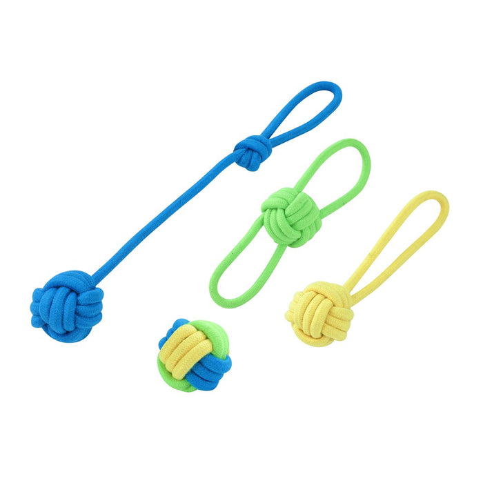 Paws & Claws MINI TUG N' CHEW ROPE 4PK 23X5X1CM 45G