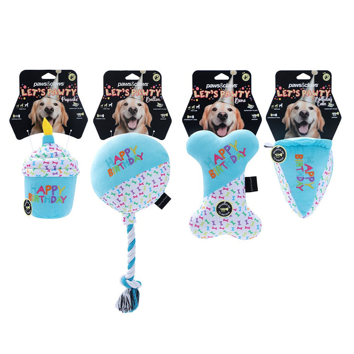 Paws & Claws BIRTHDAY PLUSH 20-35X12X8CM