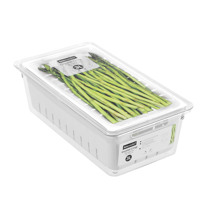 Lemon & Lime Boxsweden Crystal Crisp Bin 3L 32X17.5X10Cm
