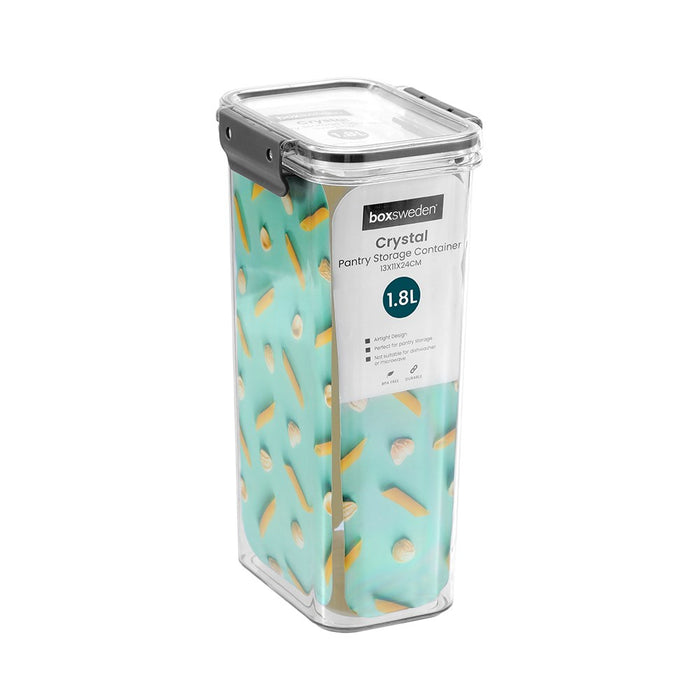 Lemon & Lime CRYSTAL PANTRY STORAGE CONTAINER 1.8L 13X11X24CM