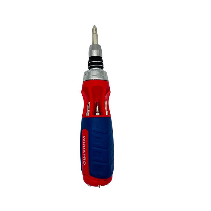WORKPRO 12-in-1 Quick-load racheting  screwdriver set