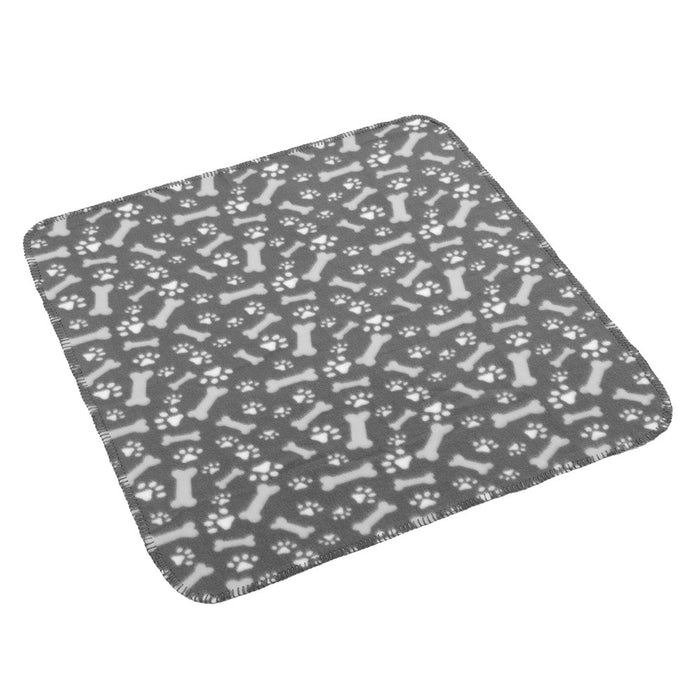 Paws & Claws PET BED & BLANKET 10PC SET BED 41X27X11 - 62X47X16CM BLANKET 70X70CM