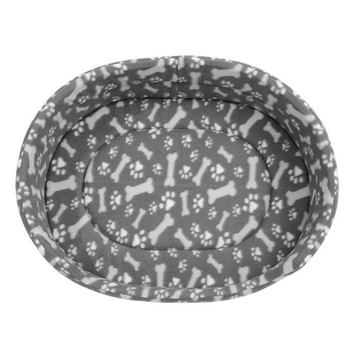 Paws & Claws PET BED & BLANKET 10PC SET BED 41X27X11 - 62X47X16CM BLANKET 70X70CM