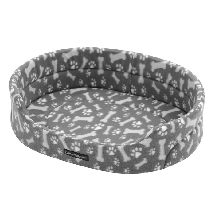 Paws & Claws PET BED & BLANKET 10PC SET BED 41X27X11 - 62X47X16CM BLANKET 70X70CM