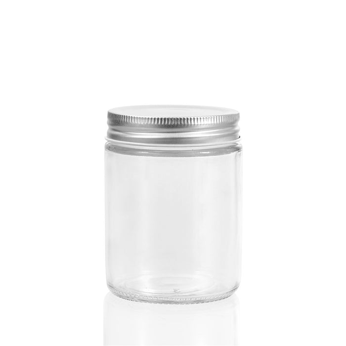 Lemon & Lime CAPRI GLASS PRESERVE JAR 300ML 6PK SILVER LID