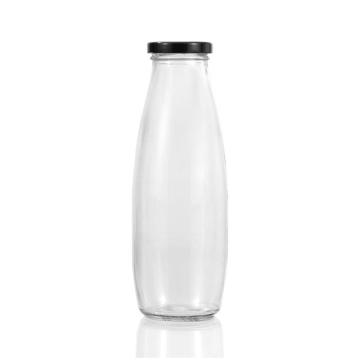 Lemon & Lime GLASS MILK BOTTLE 450ML