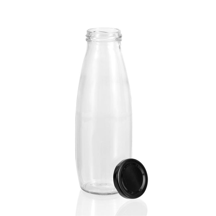 Lemon & Lime GLASS MILK BOTTLE 450ML