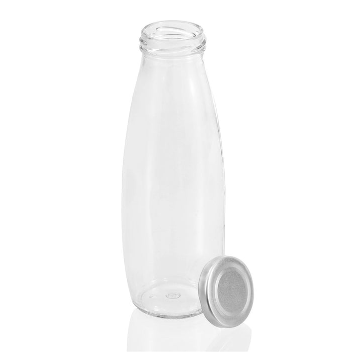 Lemon & Lime GLASS MILK BOTTLE 450ML