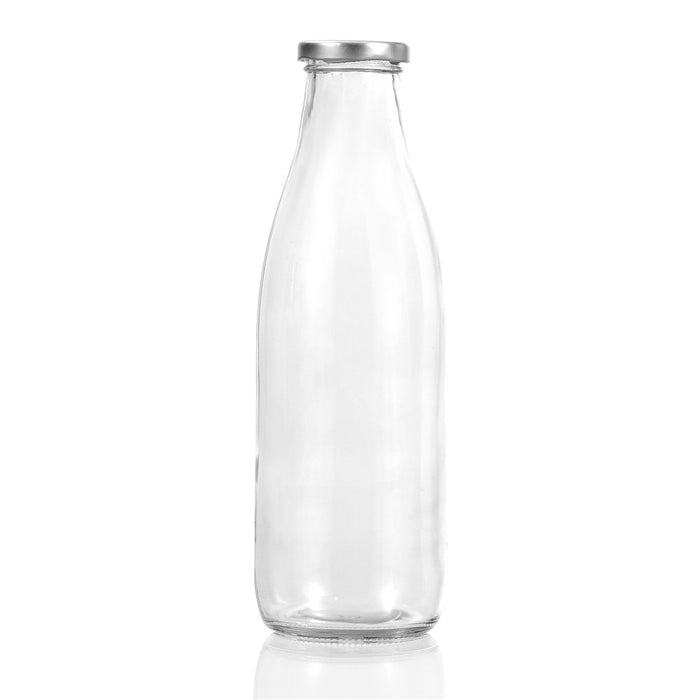 Lemon & Lime GLASS MILK BOTTLE 1L