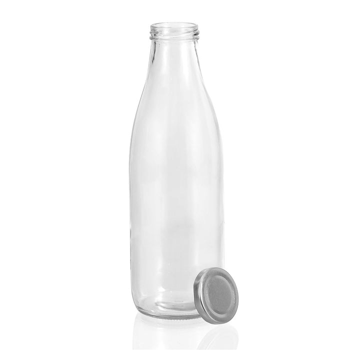 Lemon & Lime GLASS MILK BOTTLE 1L