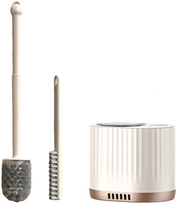 Onein Silicone Toilet Brush and Holder Set – Flexible TPR Bristles, Quick-Drying Bathroom Cleaner with Ventilated Drip-Free Base, Wall-Mounted or Freestanding Design, Peppermint