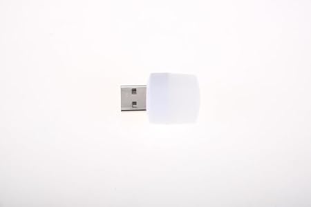 Illuminex Mini LED Lamp Cool White USB Type A Powered 25mm x 37mm 1W 5V 2pk