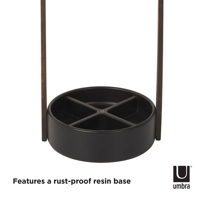 NSIMG-SHA256:fe37da8cf456b0eecace6238741306c5cadce55ddb7976683f99e152ceea94e3 · Isalbi Umbra Bellwood Umbrella Stand Black & Walnut