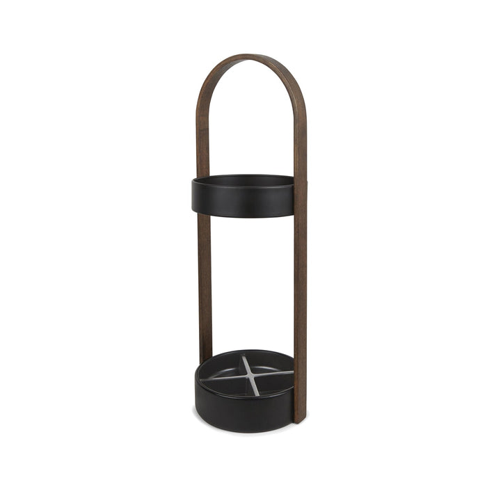 NSIMG-SHA256:e17e232d088756680a61447b6d6921d76c6e4eeeebb0afef10340eb7e5b70804 · Isalbi Umbra Bellwood Umbrella Stand Black & Walnut