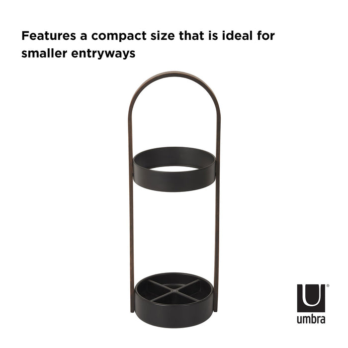 NSIMG-SHA256:08f24bee3cb35f8267d771decb36d225073e11232b11a5699c158500da04a9ad · Isalbi Umbra Bellwood Umbrella Stand Black & Walnut