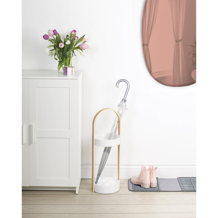 NSIMG-SHA256:cf0000d90d23c7821bbe785b0c206560aa69e96be53622c0a6a2326ceee09c64 · Isalbi Umbra Bellwood Umbrella Stand White & Natural