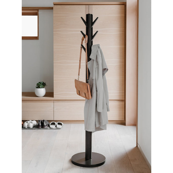 NSIMG-SHA256:0c196e93d6904faf1300bfef0097c8aaec41fe9066eb678f7949bb9e61c175c6 · Isalbi Umbra Flapper Coat Rack Black & Walnut