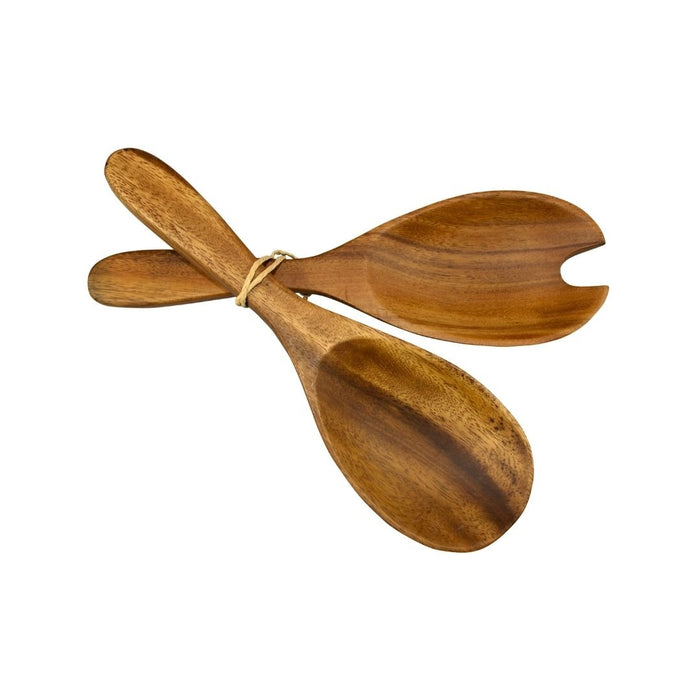 2 set Acacia Thick Fork & Spoon Set