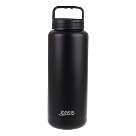 S/S D/WALL INS. DRINK BOTTLE 1.2L BLACK