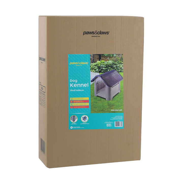 Paws & Claws PLASTIC DOG HOUSE 75X57X66CM