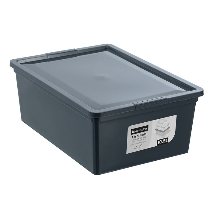 Boxsweden Essentials Stackable Tub 10.5L 36X26X13.5Cm
