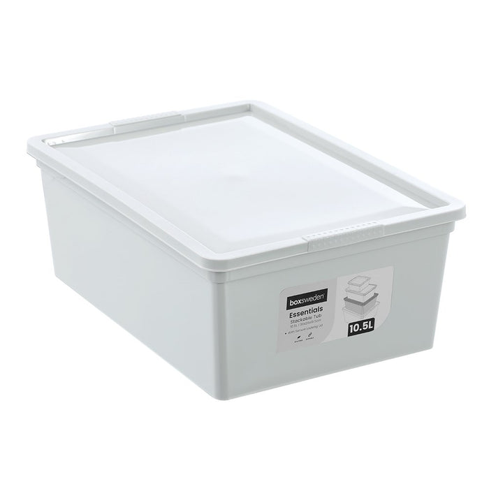 Boxsweden Essentials Stackable Tub 10.5L 36X26X13.5Cm