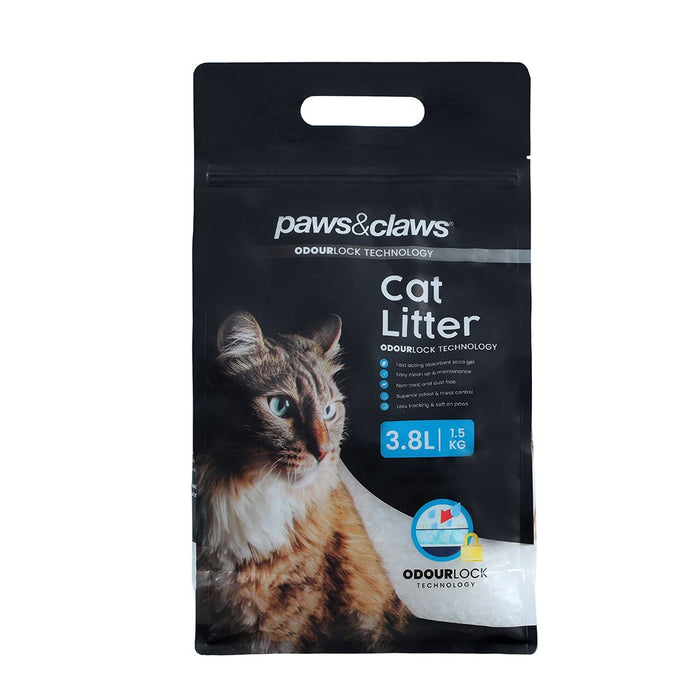 Paws & Claws CAT LITTER SILICA 3.8L