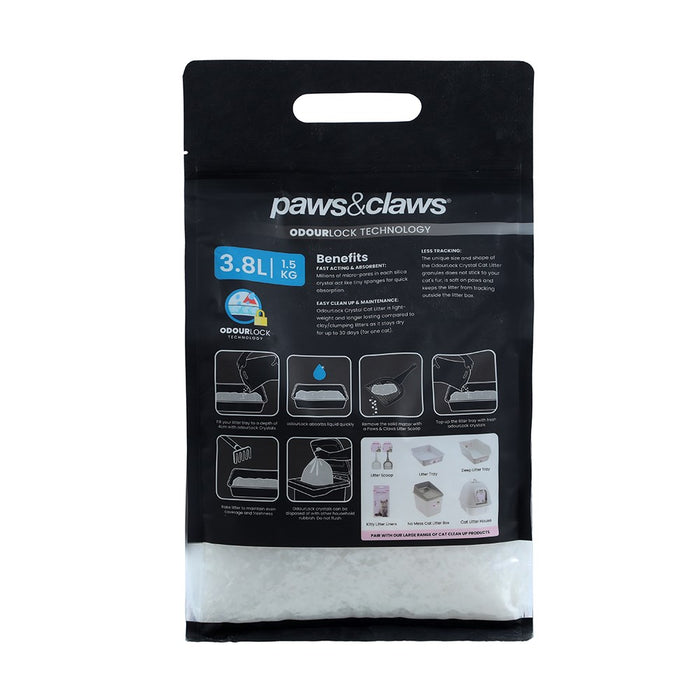 Paws & Claws CAT LITTER SILICA 3.8L
