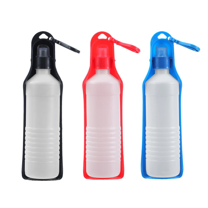 Paws & Claws PET TRAVEL WATER BOTTLE 500ML26X6X6CM
