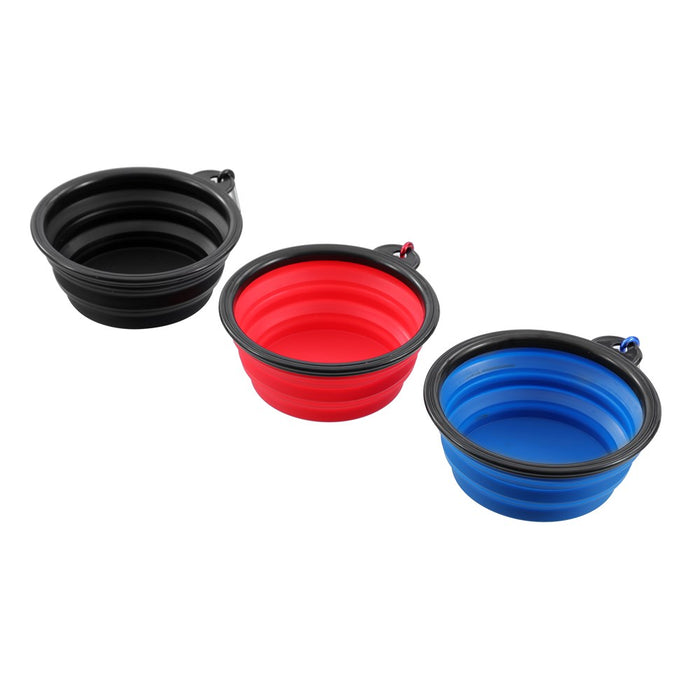 Paws & Claws COLLAPSIBLE PET TRAVEL BOWL 350ML 13X13X5.5CM