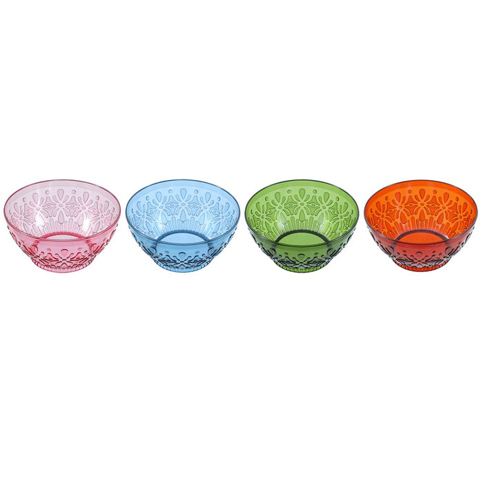 Lemon & Lime FLORAL DECO SALAD BOWL 24CM