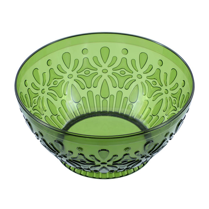 Lemon & Lime FLORAL DECO SALAD BOWL 24CM