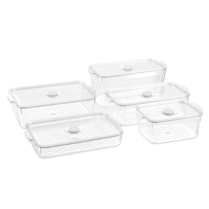Lemon & Lime CRYSTAL GREEN SAVER FRESH STORER 2.4L 23.5X15.5X10CM