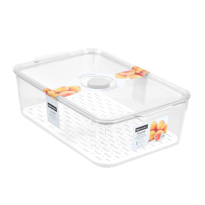 Lemon & Lime CRYSTAL GREEN SAVER FRESH STORER 5.1L 33.5X21.5X10CM