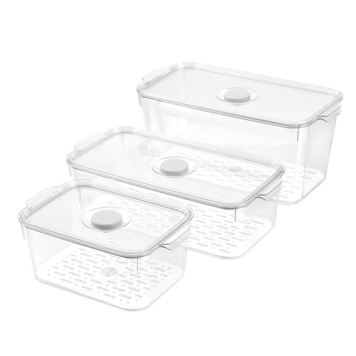 Lemon & Lime CRYSTAL GREEN SAVER FRESH STORER 4L 33.5X16.5X10CM