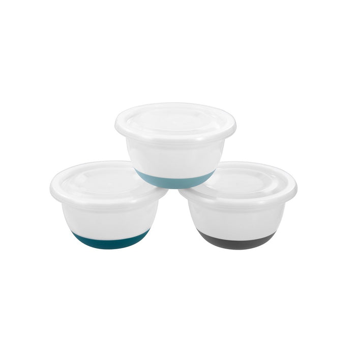 Lemon & Lime MIXING BOWL LIDDED ANTI SLIP BASE 1.4L