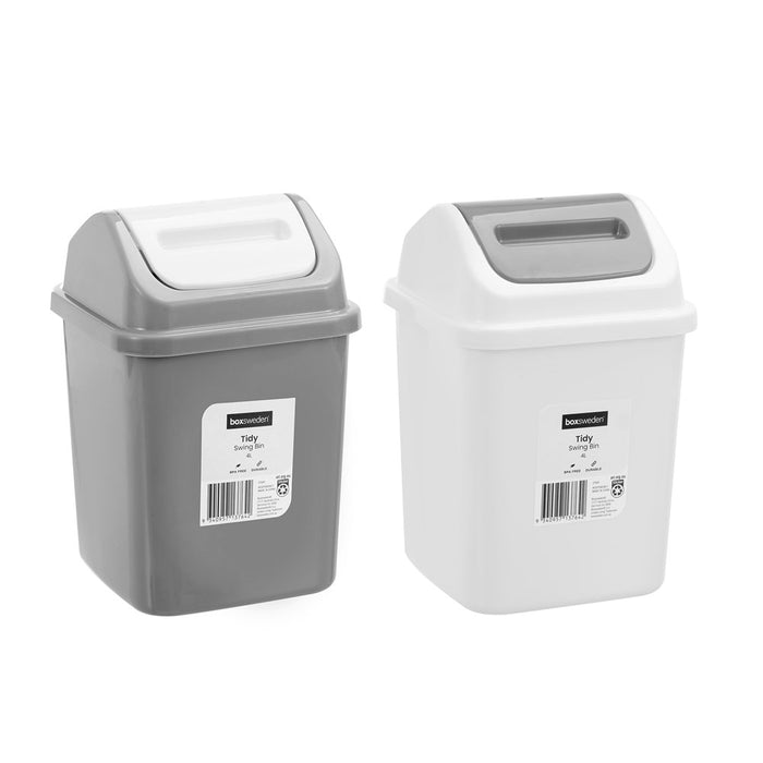 Boxsweden Tidy Swing Bin 4L 17X17X26.4Cm