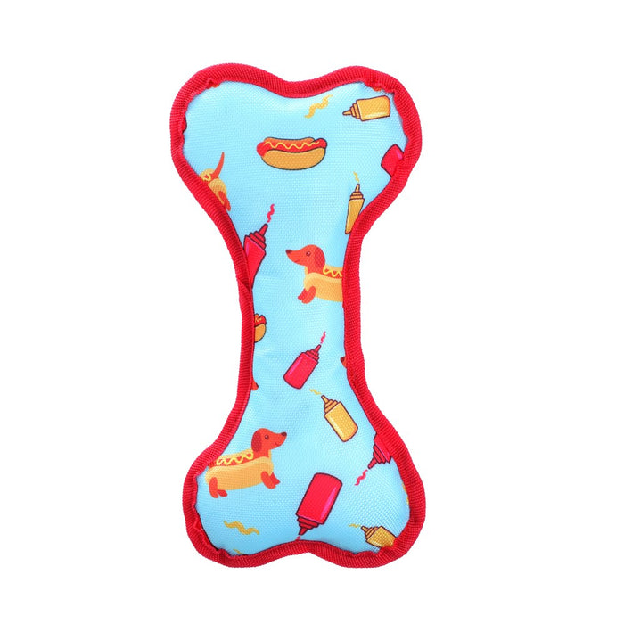 Paws & Claws TUG-O-MANIA OXFORD BONE TOY 25X13X6CM