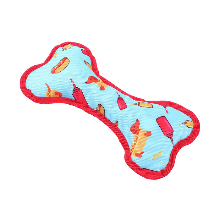 Paws & Claws TUG-O-MANIA OXFORD BONE TOY 25X13X6CM