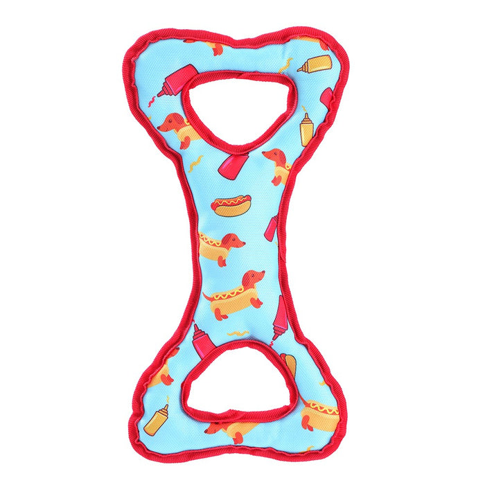 Paws & Claws TUG-O-MANIA OXFORD TUGGER TOY 35X20X4CM