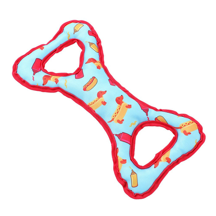 Paws & Claws TUG-O-MANIA OXFORD TUGGER TOY 35X20X4CM