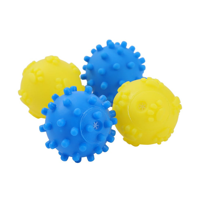Paws & Claws VINYL BALL 4 PACK 7CM