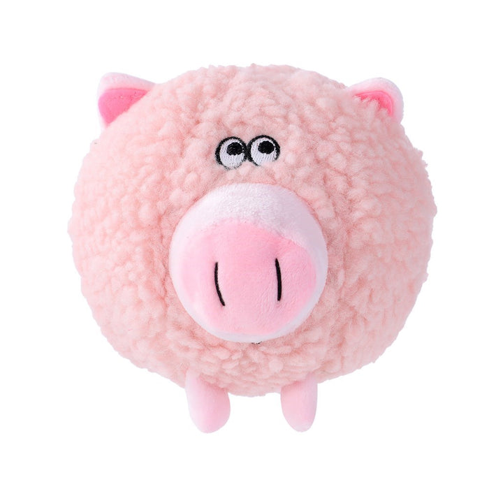 Paws & Claws PLUSH ROUND ANIMAL 18X18X18CM