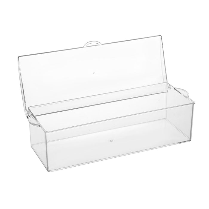 Lemon & Lime CRYSTAL 4 SECTION CHILLED SERVER FLIP LID 41X16X12.5CM