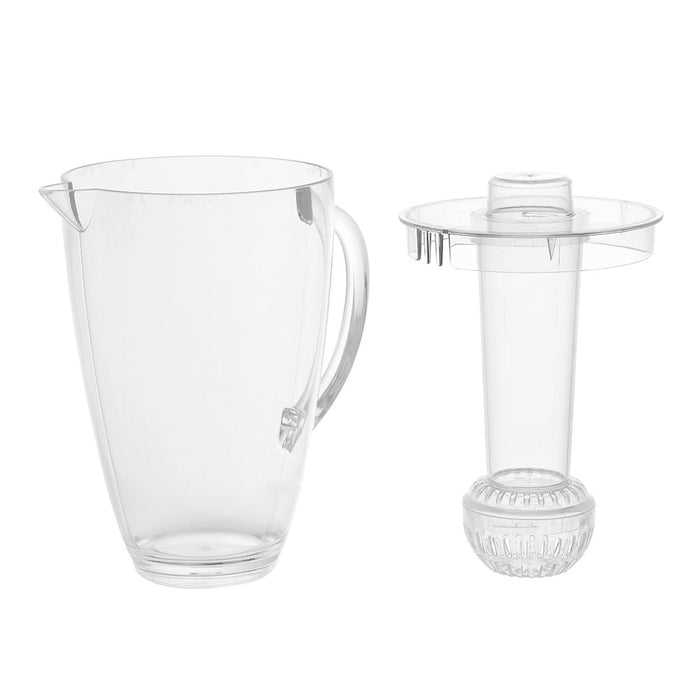 Lemon & Lime CRYSTAL PITCHER WITH ICE CUBE & INFUSER 2.8L