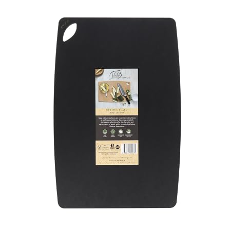 Eco Basics Cutting Board - Large- Black (45 x 30 x 0.6 cm)