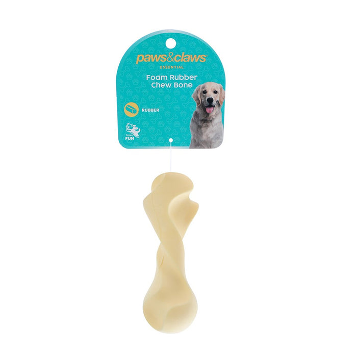 Paws & Claws TPR FOAM CHEW BONE 12.5X4.5CM