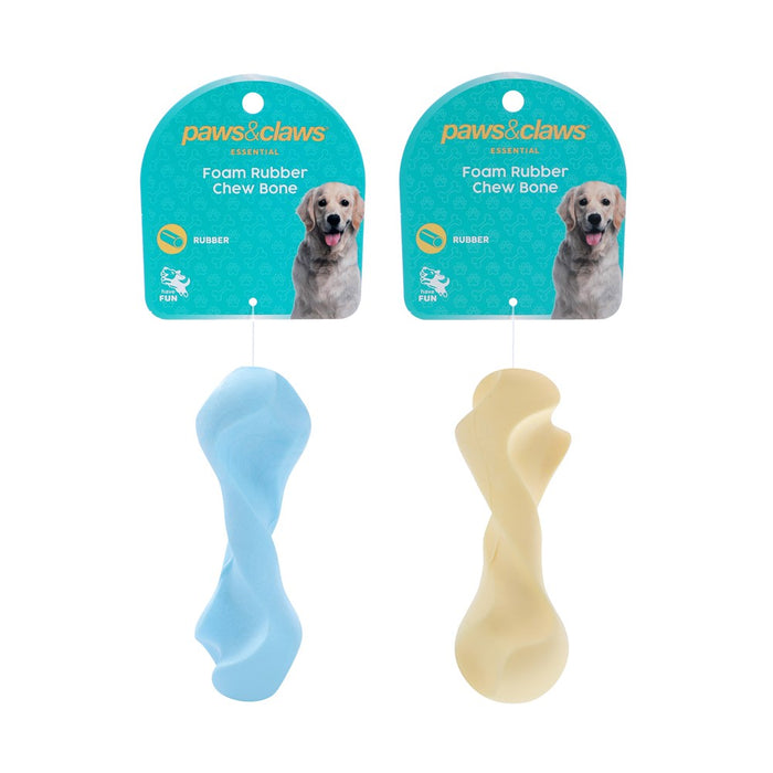Paws & Claws TPR FOAM CHEW BONE 12.5X4.5CM