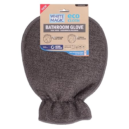 Eco Cloth Bathroom Glove Charcoal